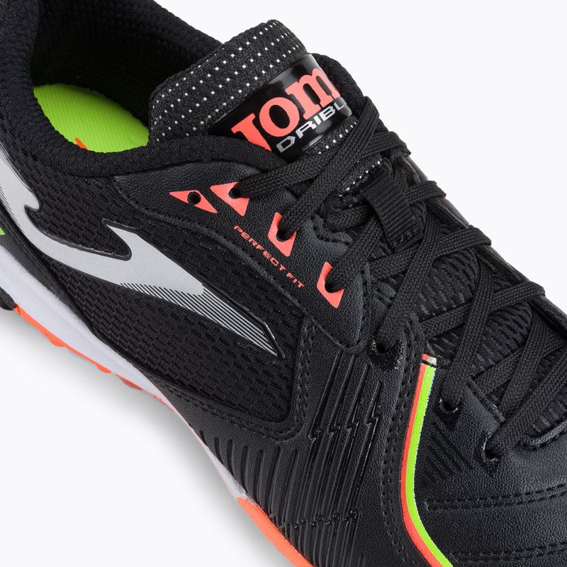 Scarpe da calcio Joma Dribling TF da uomo nero/rosso 7