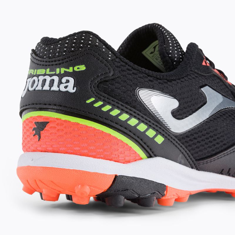 Scarpe da calcio Joma Dribling TF da uomo nero/rosso 9