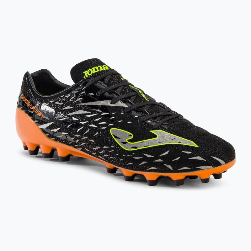 Scarpe da calcio da uomo Joma Evolution Cup AG nero/arancio