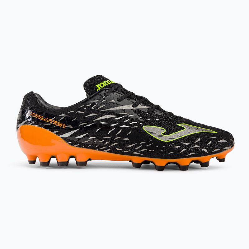 Scarpe da calcio da uomo Joma Evolution Cup AG nero/arancio 2