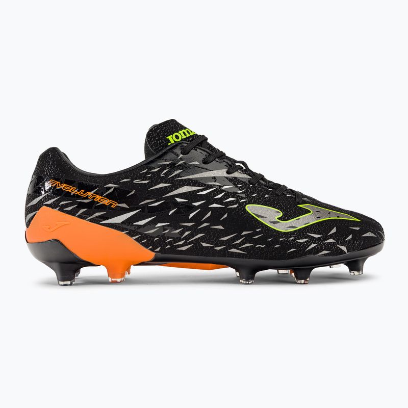 Scarpe da calcio da uomo Joma Evolution Cup FG nero/arancio 2