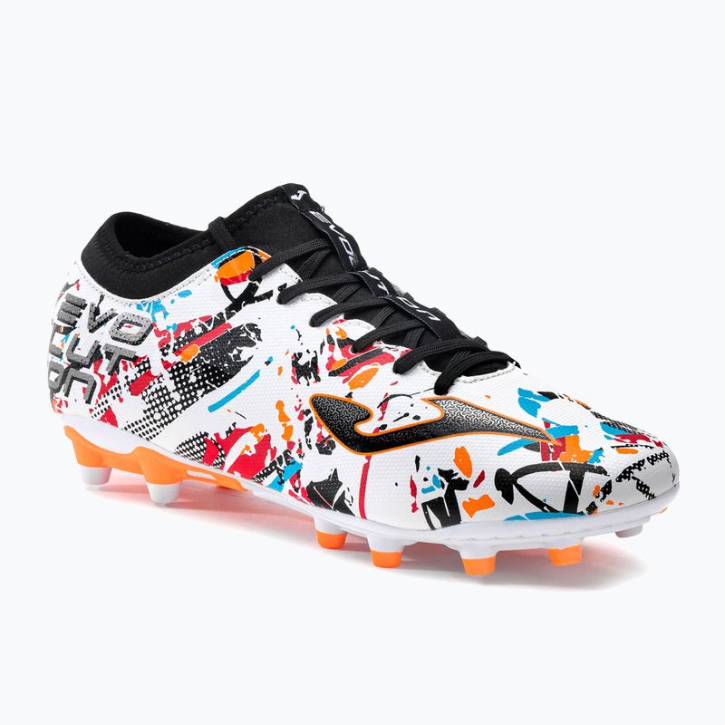 Scarpe da calcio Joma Evolution FG da uomo bianco/nero/arancio