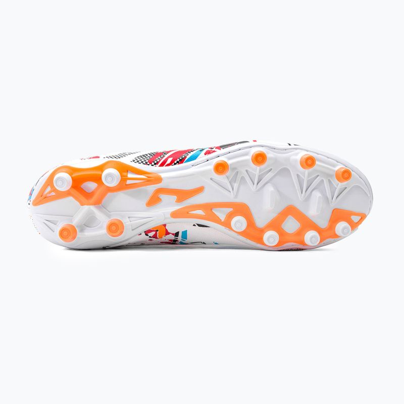 Scarpe da calcio Joma Evolution FG da uomo bianco/nero/arancio 5
