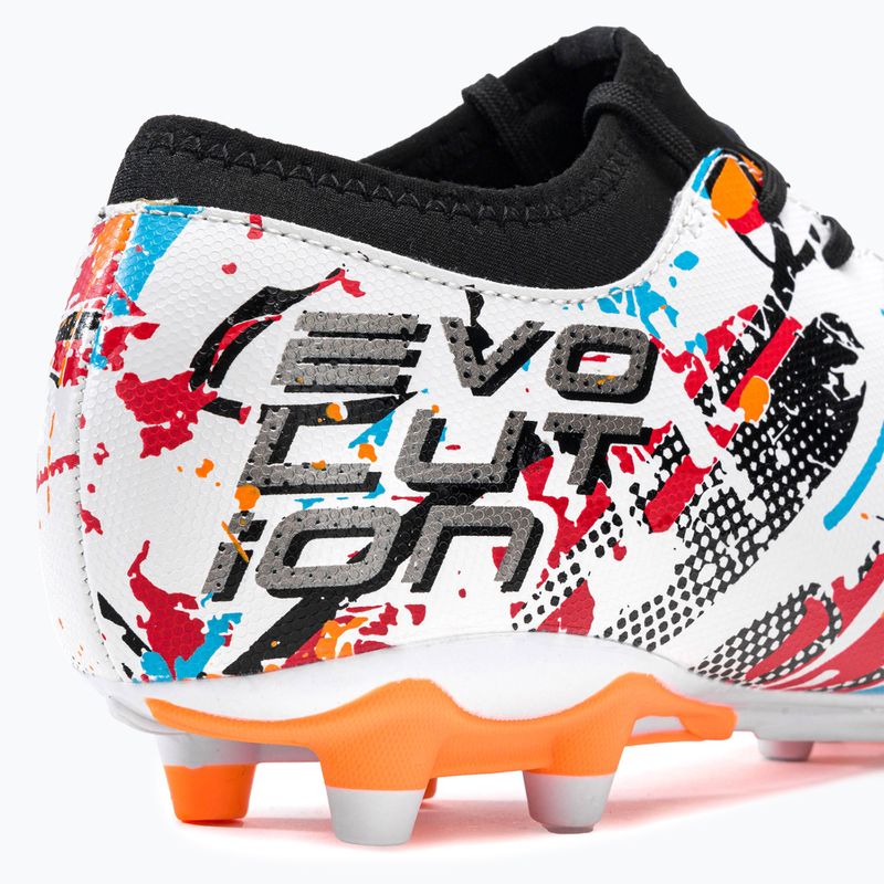 Scarpe da calcio Joma Evolution FG da uomo bianco/nero/arancio 8