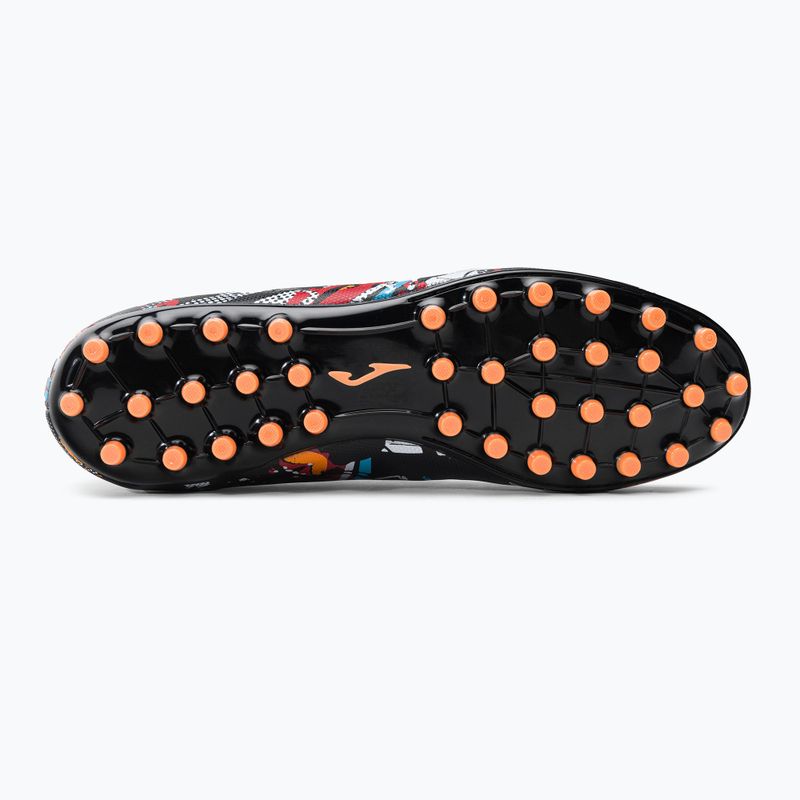 Scarpe da calcio Joma Evolution AG da uomo nero/bianco/rosso 5