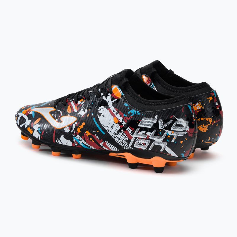 Scarpe da calcio Joma Evolution FG da uomo nero/bianco/rosso 3