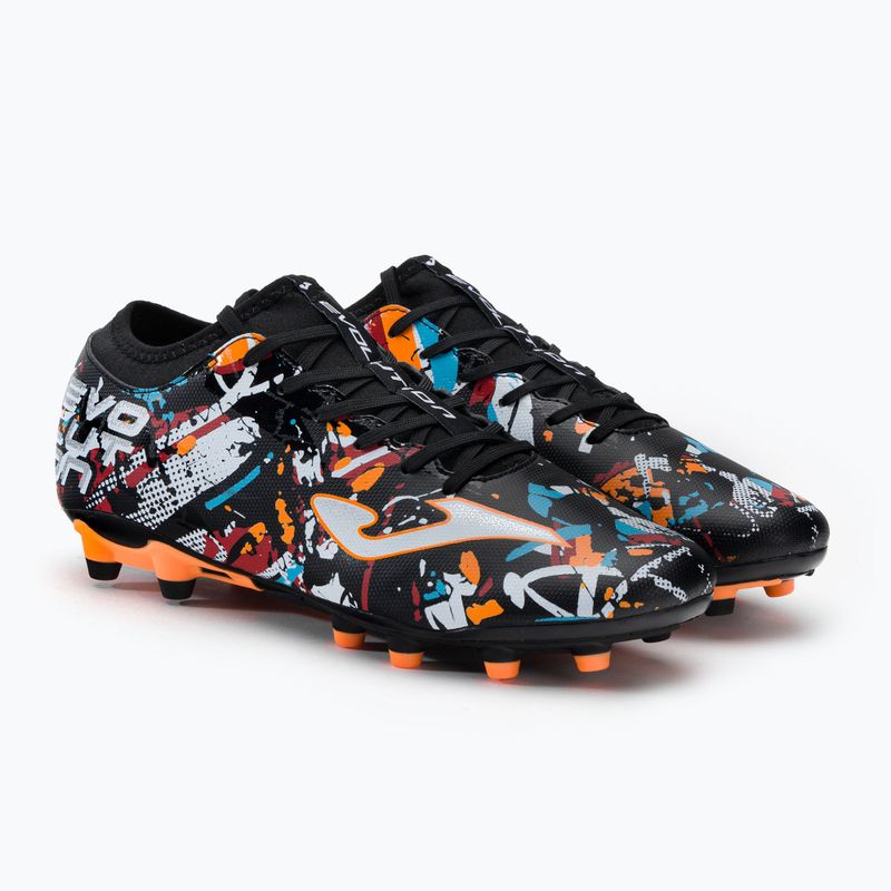 Scarpe da calcio Joma Evolution FG da uomo nero/bianco/rosso 4