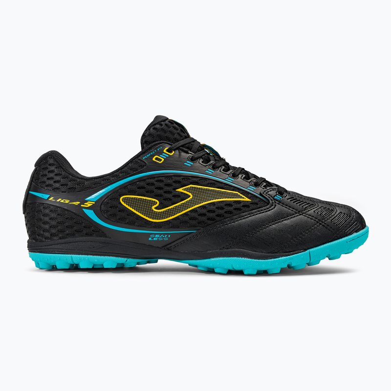 Scarpe da calcio Joma Liga 5 TF da uomo, nero 2