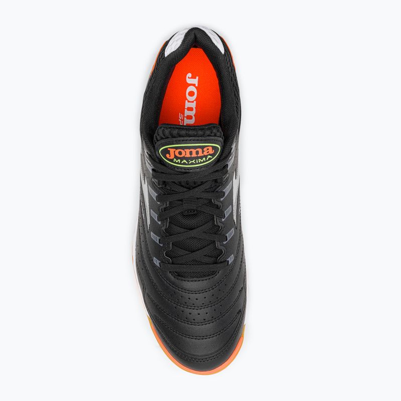 Scarpe da calcio Joma Maxima IN da uomo, nero/arancio 7