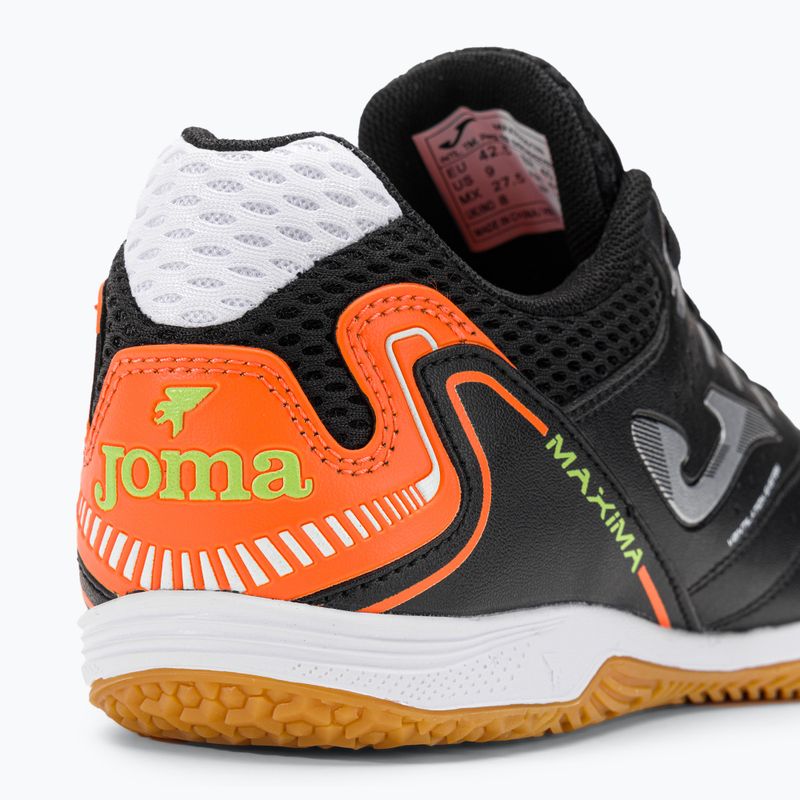 Scarpe da calcio Joma Maxima IN da uomo, nero/arancio 10