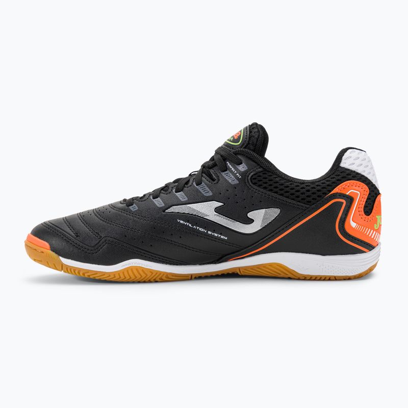 Scarpe da calcio Joma Maxima IN da uomo, nero/arancio 3