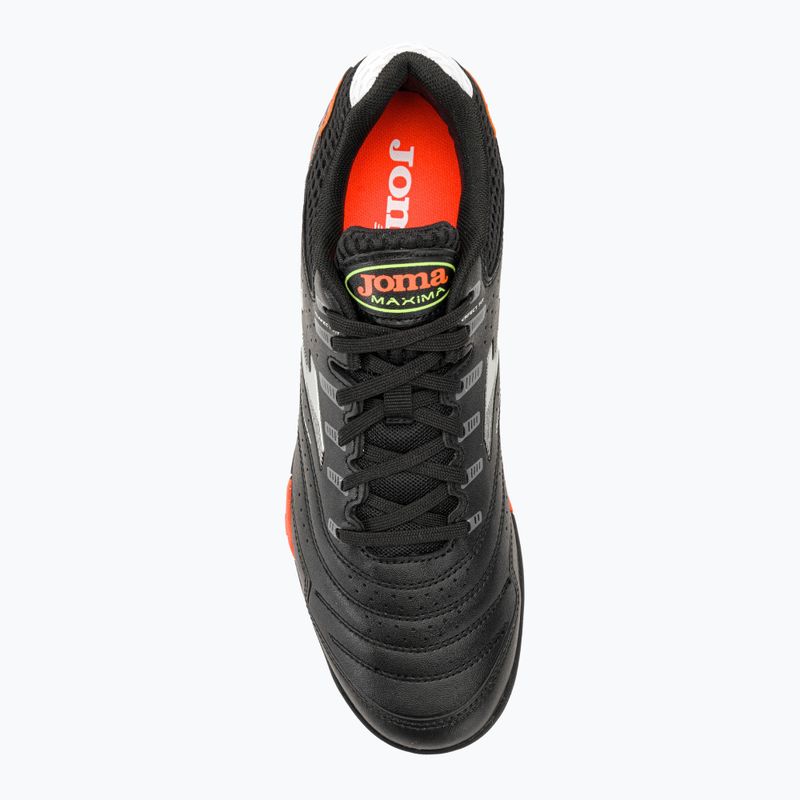 Scarpe da calcio Joma Maxima TF da uomo nero/arancio 7