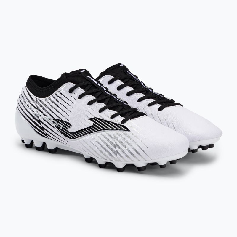 Scarpe da calcio Joma Propulsion Cup AG da uomo bianco/nero 4