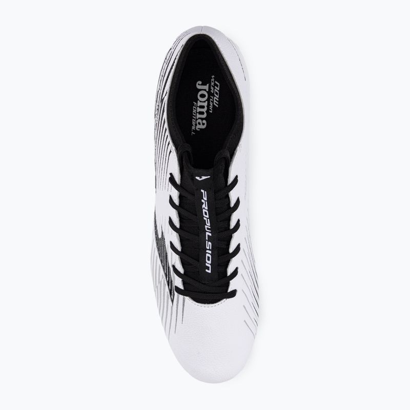 Scarpe da calcio Joma Propulsion Cup AG da uomo bianco/nero 6