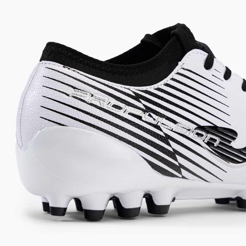 Scarpe da calcio Joma Propulsion Cup AG da uomo bianco/nero 9