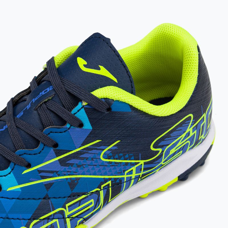 Scarpe da calcio Joma Propulsion TF da bambino blu/giallo 12