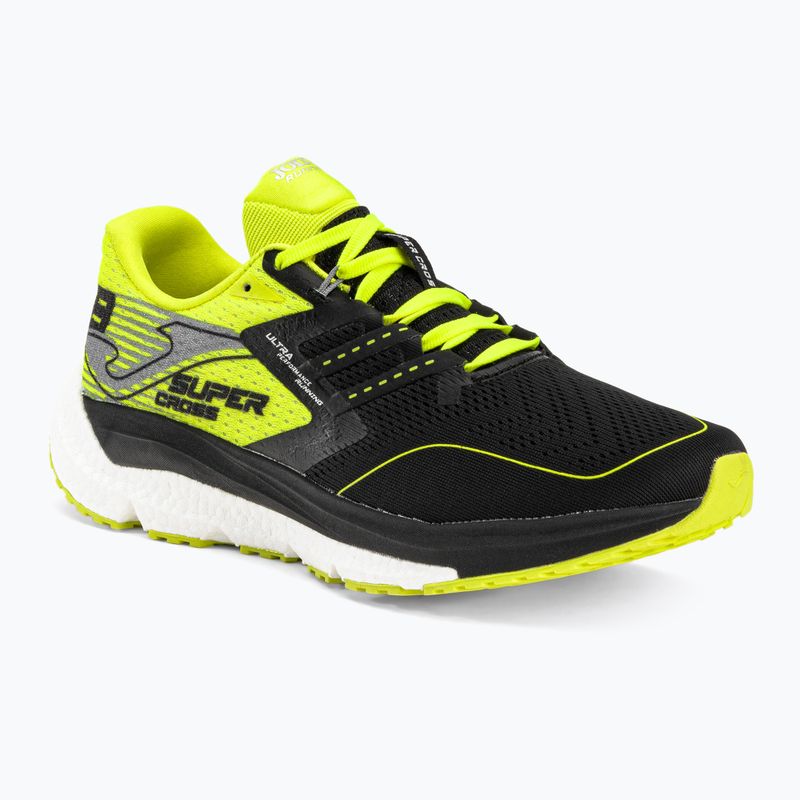 Scarpe da corsa da uomo Joma R.Super Cross nero/limone