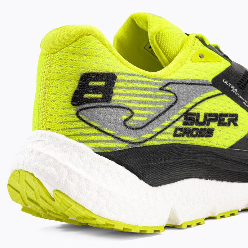 Scarpe da corsa da uomo Joma R.Super Cross nero/limone 9