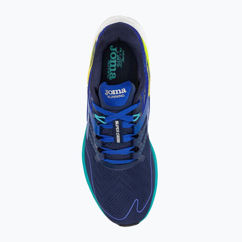 Scarpe da corsa da uomo Joma R.Super Cross blu navy/elettrico 6