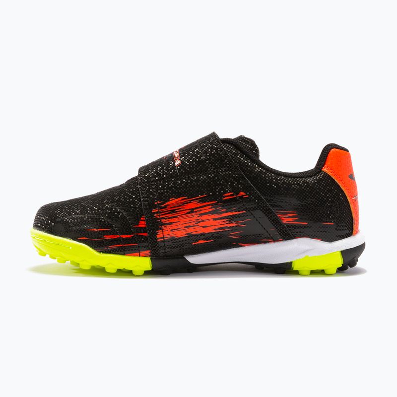Scarpe da calcio Joma Super Copa TF da bambino nero/arancio 11