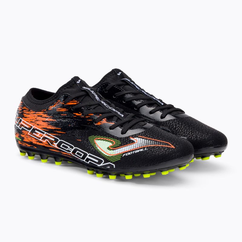 Scarpe da calcio Joma Super Copa AG da uomo nero/corallo 4