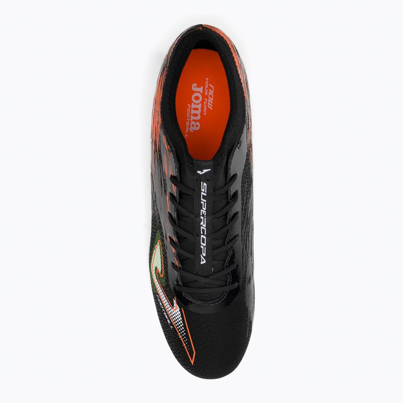 Scarpe da calcio Joma Super Copa FG nero/corallo uomo 6