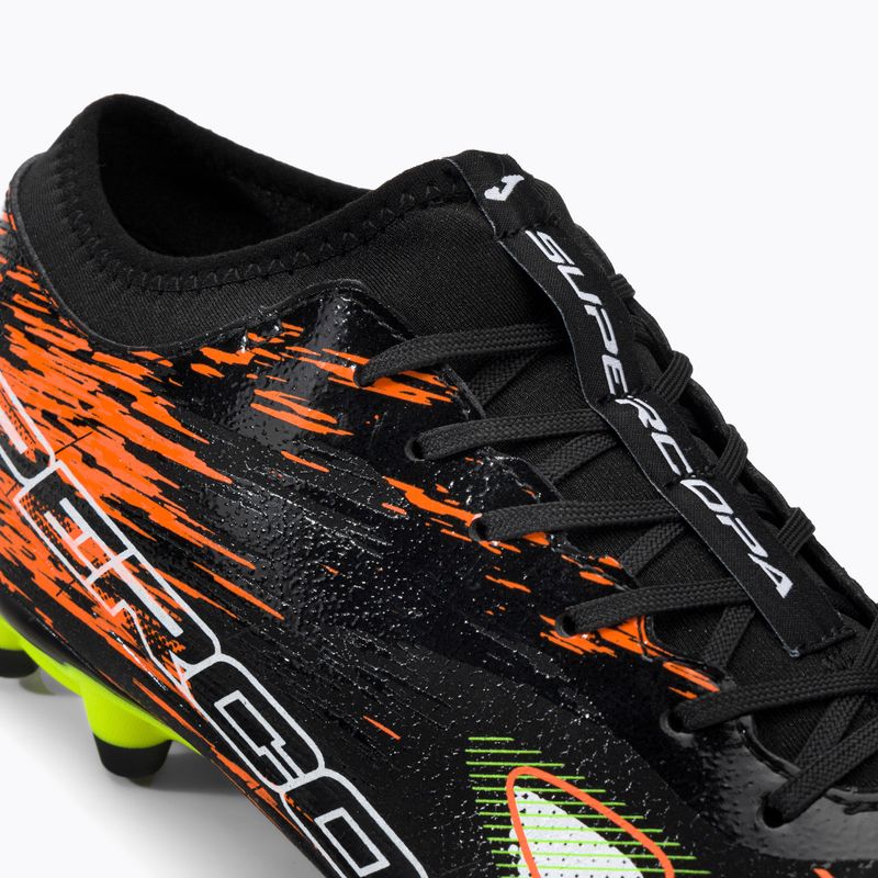 Scarpe da calcio Joma Super Copa FG nero/corallo uomo 9