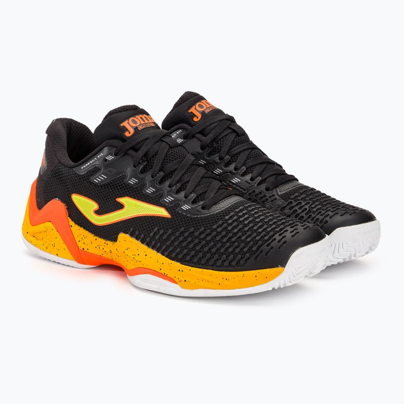 Scarpe da tennis da uomo Joma Ace P nero/arancio 4