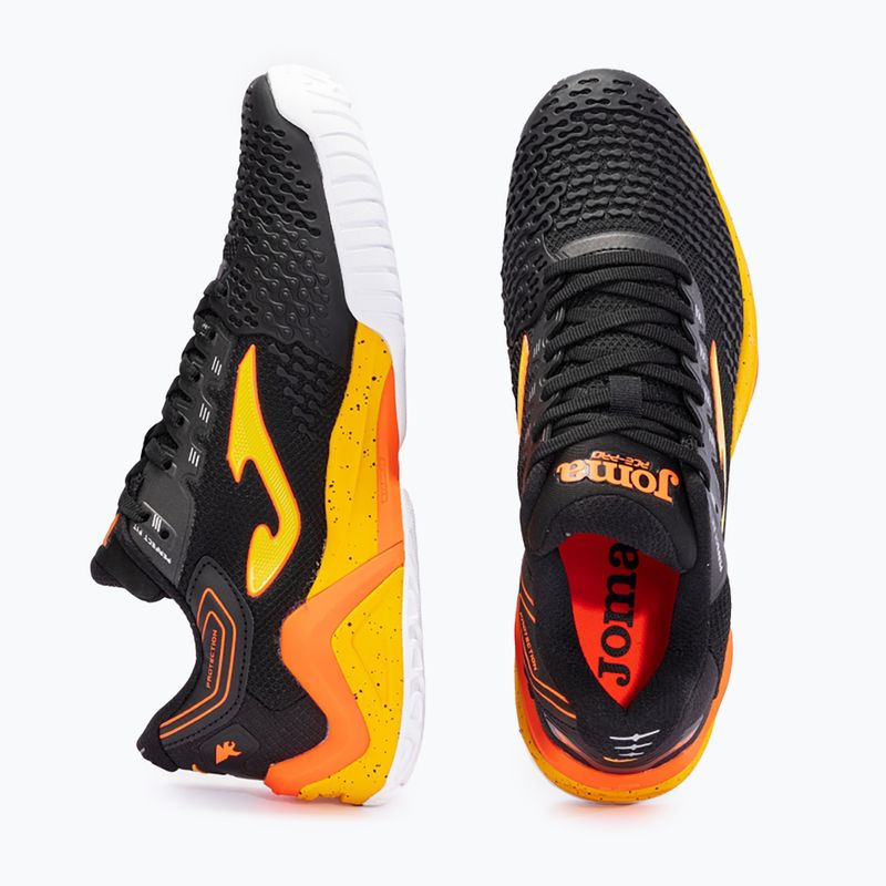 Scarpe da tennis da uomo Joma Ace T nero/arancio 13
