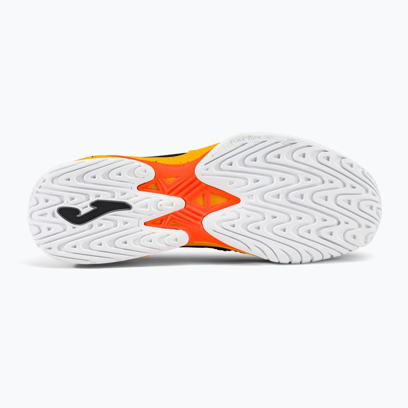 Scarpe da tennis da uomo Joma Ace T nero/arancio 5