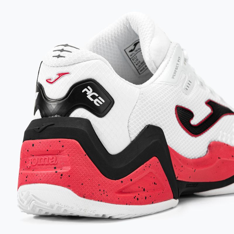 Scarpe da tennis da uomo Joma Ace P bianco/rosso 9