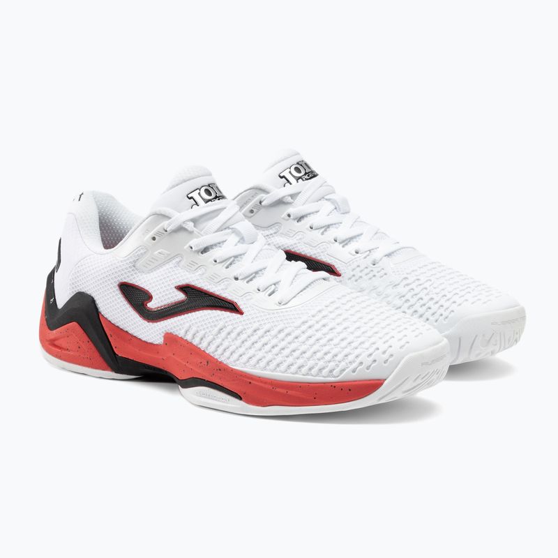 Scarpe da tennis da uomo Joma Ace T 2302 Clay bianco/rosso 4