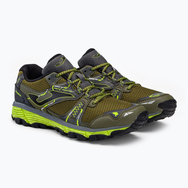 Scarpe da corsa Joma Tk.Shock kaki da uomo 4
