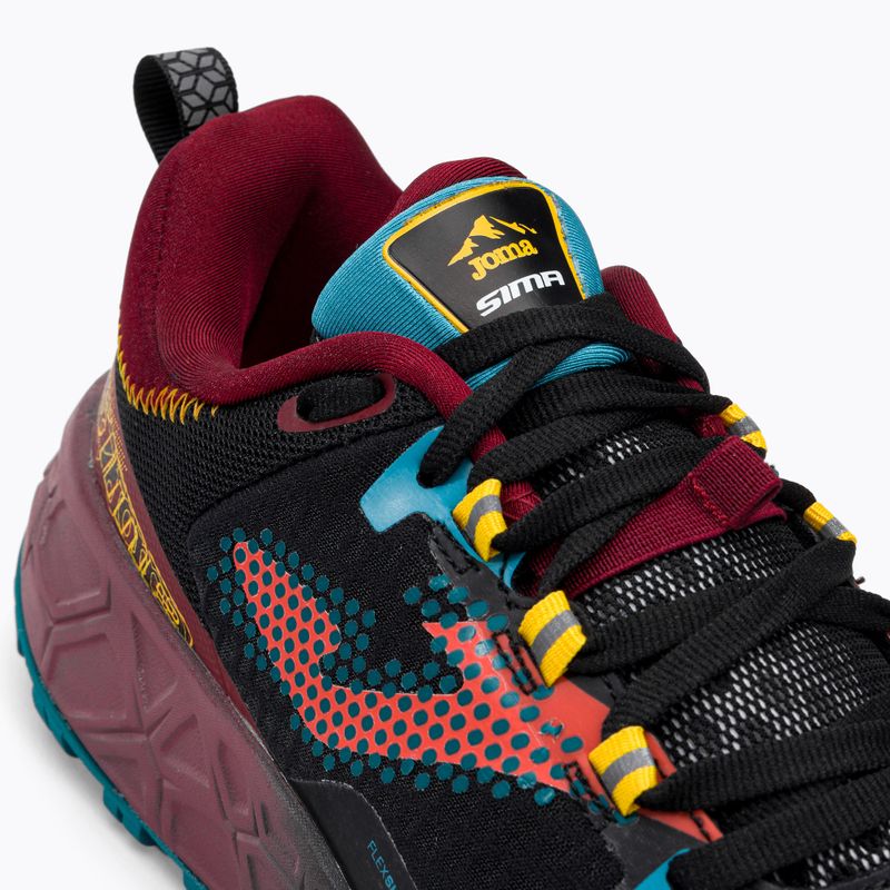 Scarpe da corsa Joma Tk.Sima da uomo grigio scuro/granata 11
