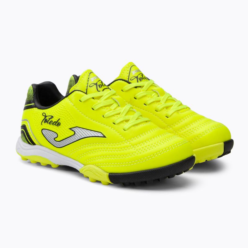 Scarpe da calcio Joma Toledo TF per bambini lemon fluor/nero 4