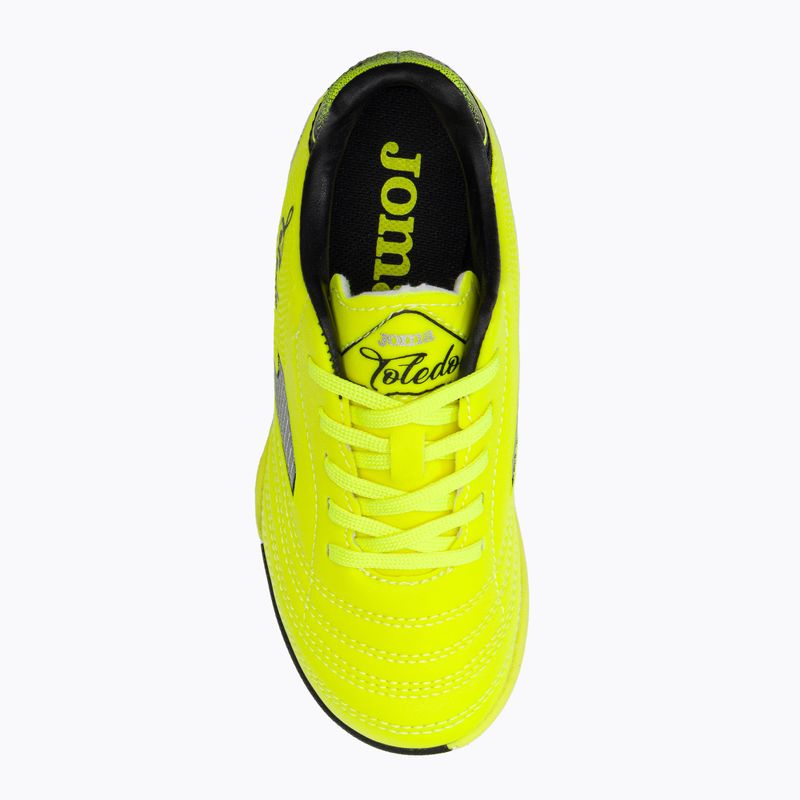 Scarpe da calcio Joma Toledo TF per bambini lemon fluor/nero 6
