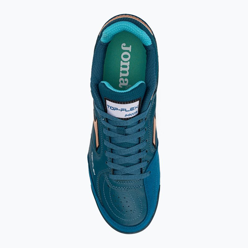Scarpe da calcio da uomo Joma Top Flex IN petrolio/oro 6