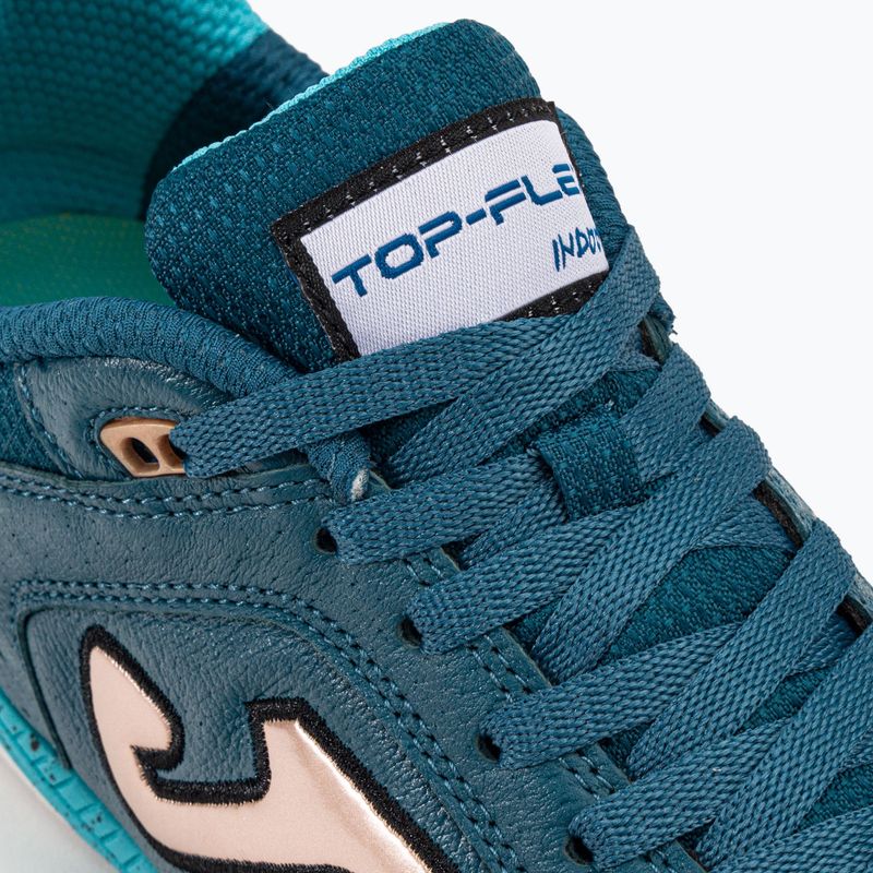 Scarpe da calcio da uomo Joma Top Flex IN petrolio/oro 8