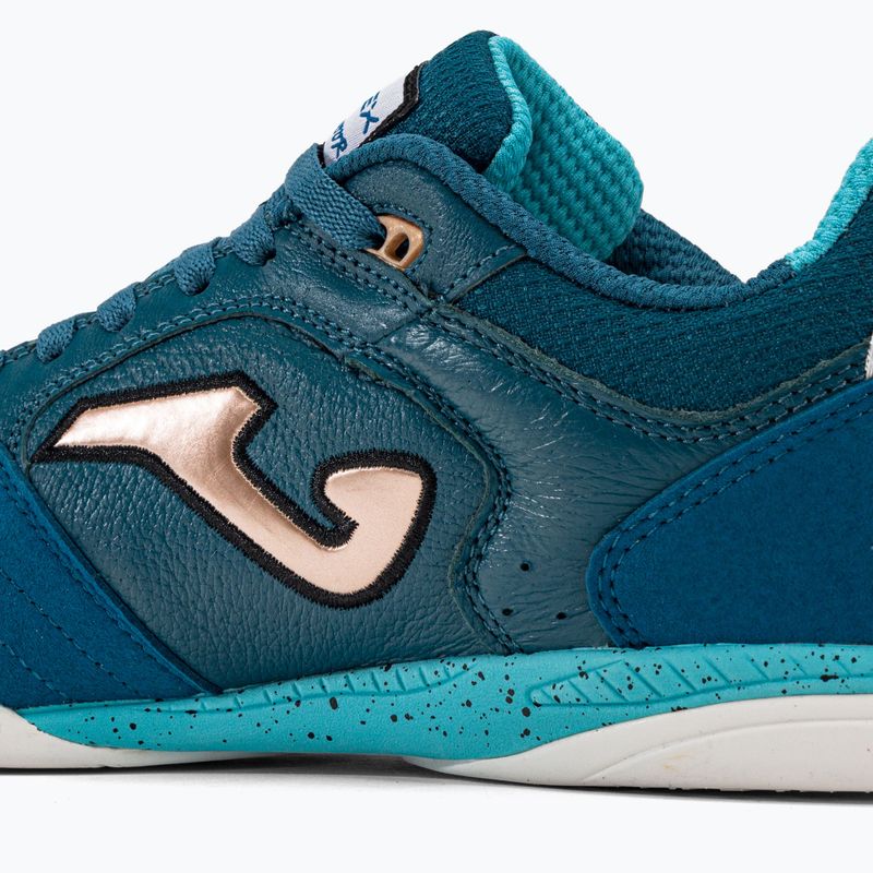 Scarpe da calcio da uomo Joma Top Flex IN petrolio/oro 10