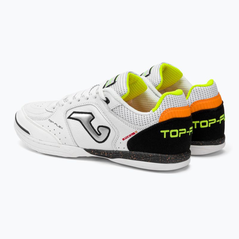 Scarpe da calcio da uomo Joma Top Flex IN bianco/nero 3