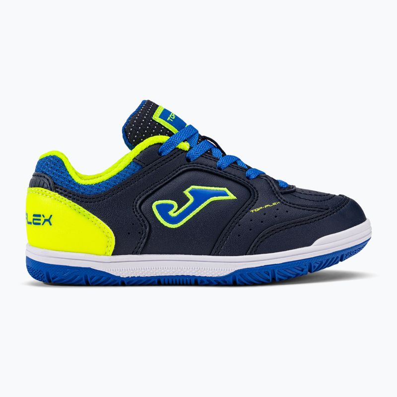 Scarpe da calcio per bambini Joma Top Flex IN blu/giallo 2