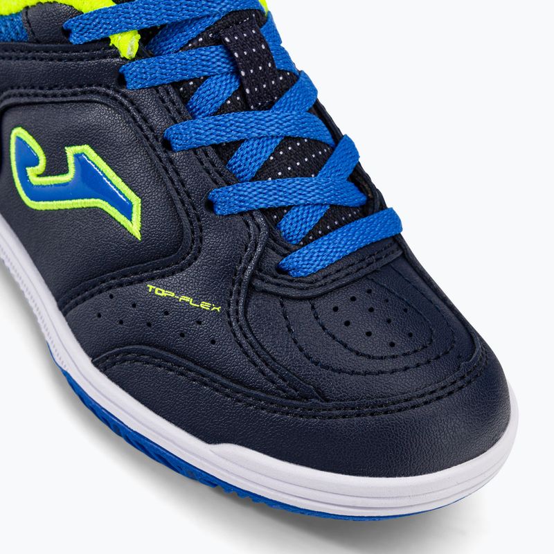 Scarpe da calcio per bambini Joma Top Flex IN blu/giallo 7