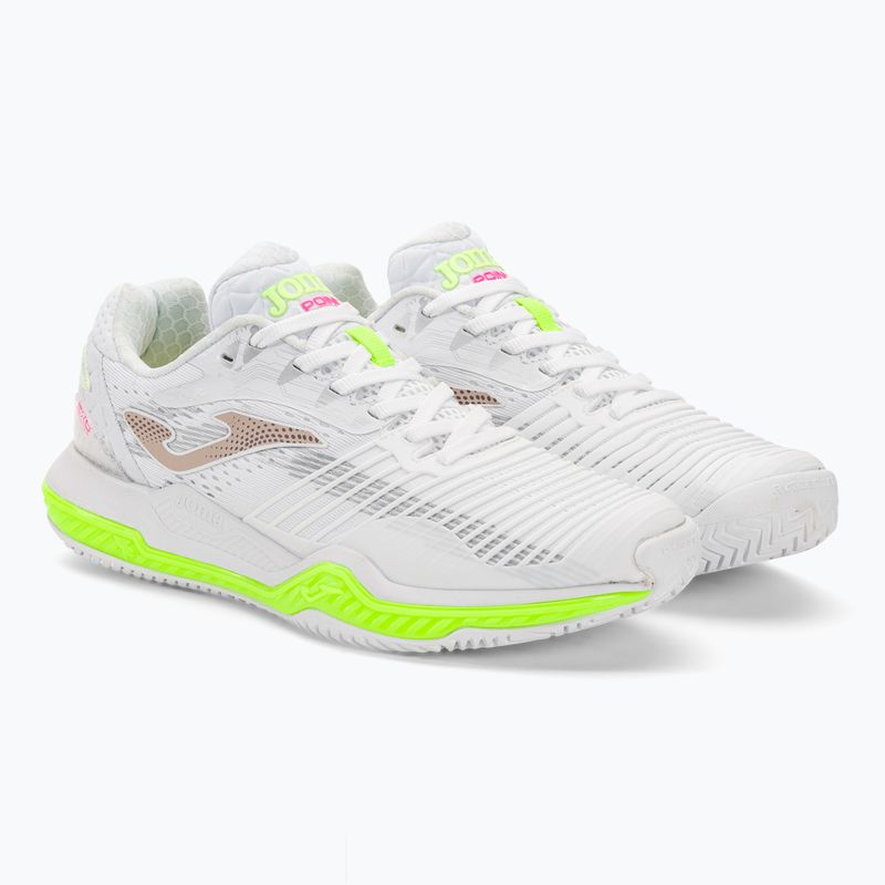 Scarpe da tennis da donna Joma Point Lady T bianco/verde 4