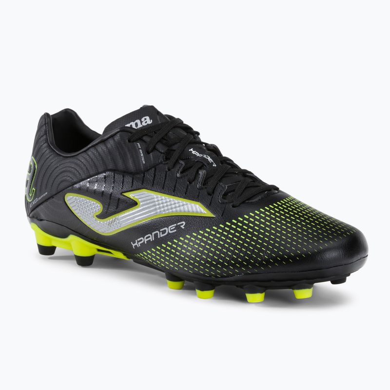 Scarpe da calcio Joma da uomo Xpander FG nero/limone fluoro