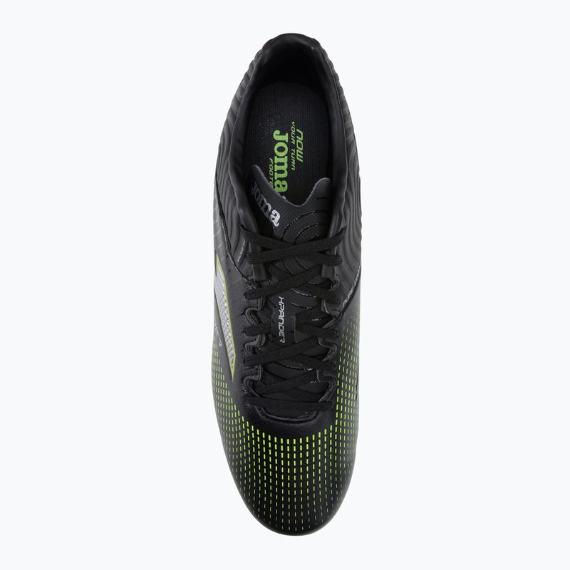Scarpe da calcio Joma da uomo Xpander FG nero/limone fluoro 6