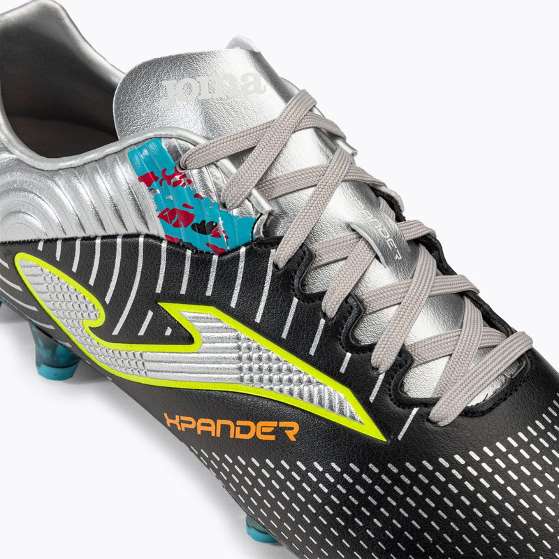 Scarpe da calcio Joma da uomo Xpander FG nero/argento 8
