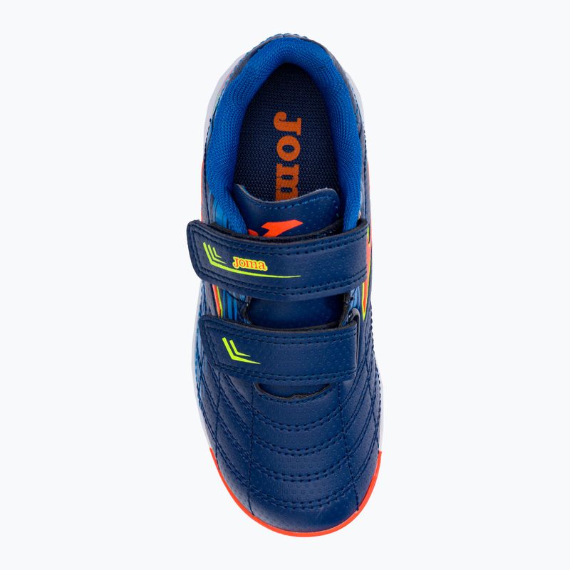 Scarpe da calcio Joma Xpander IN navy/orange fluor per bambini 6