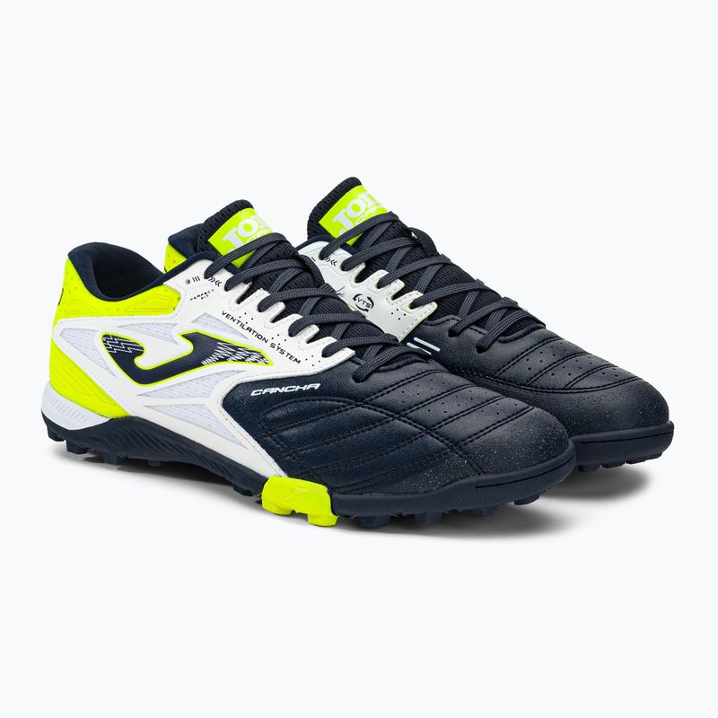 Scarpe da calcio da uomo Joma Cancha TF navy/bianco 4