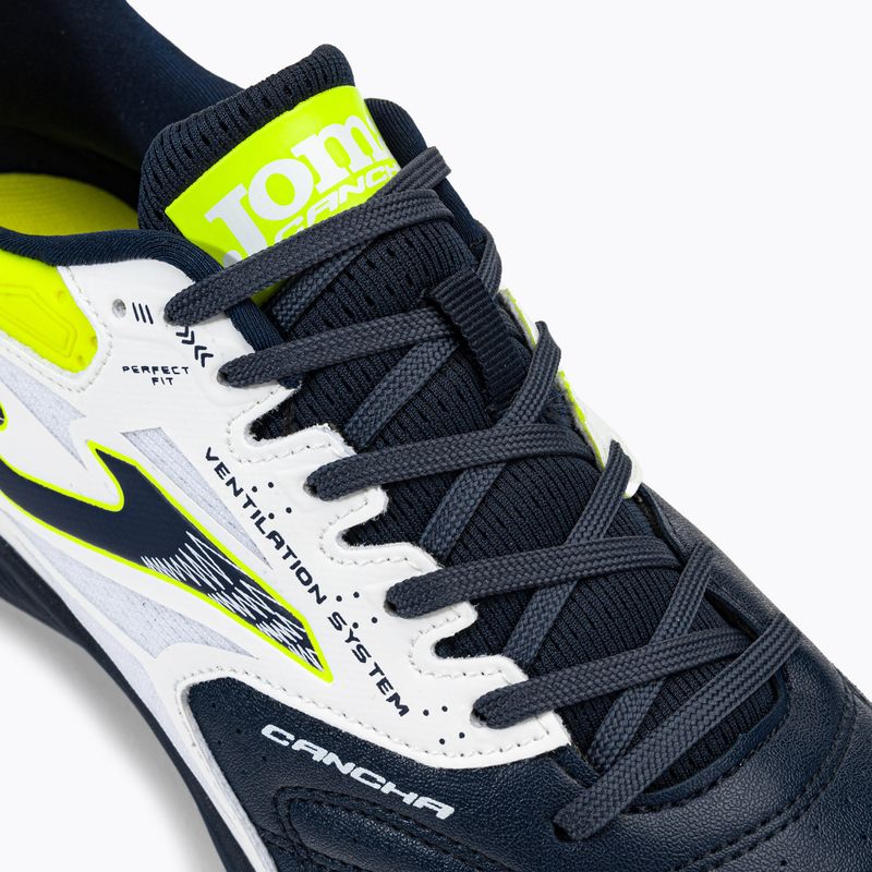 Scarpe da calcio da uomo Joma Cancha TF navy/bianco 8