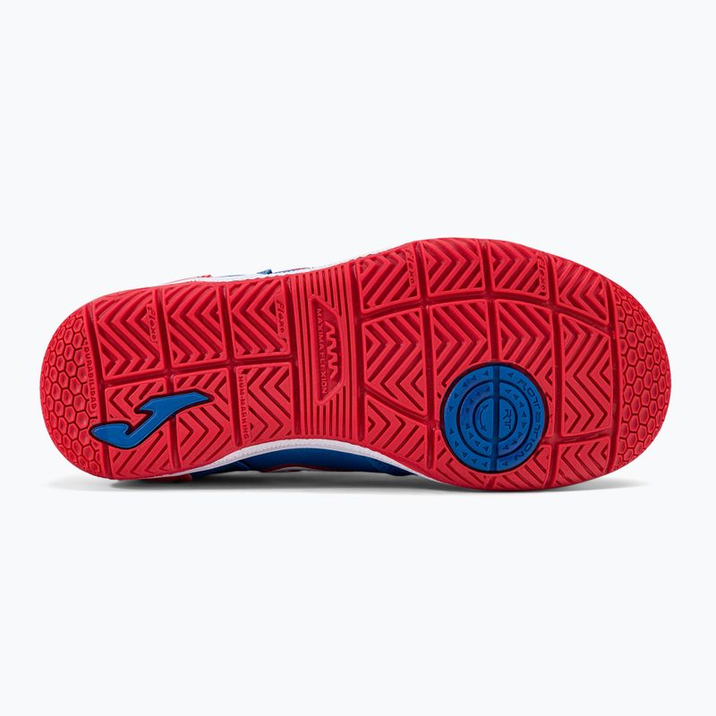 Scarpe da calcio per bambini Joma Top Flex IN royal/red 5